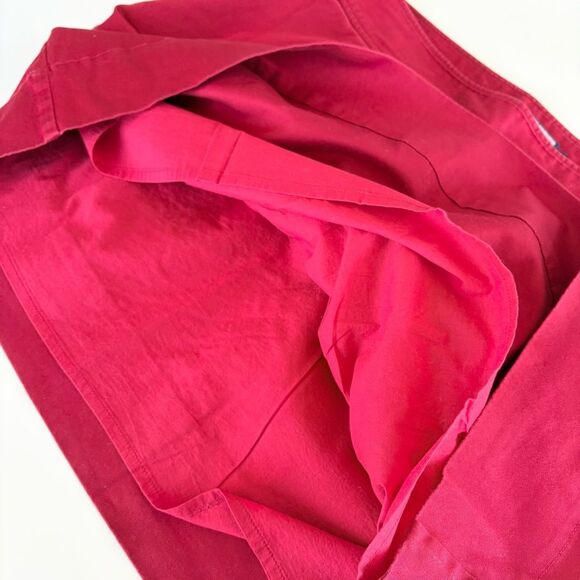 Vineyard Vines Vibrant Red Pleated Skirt w/Pockets - Picture 3 of 7